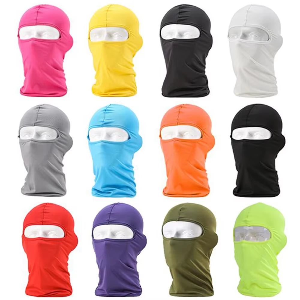 Balaclava Motorcycle Face Mask Moto Helmet Bandana Hood Ski Neck Full Face Mask Windproof Dustproof Face Shield Men'S Biker Mask