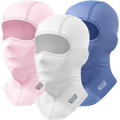 3 Pieces Balaclava Face Mask Breathable Sun Protection Motorcycle Outdoor Sport Full Face Cover for Men and Women Outdoor Hat Breathable Balaclava