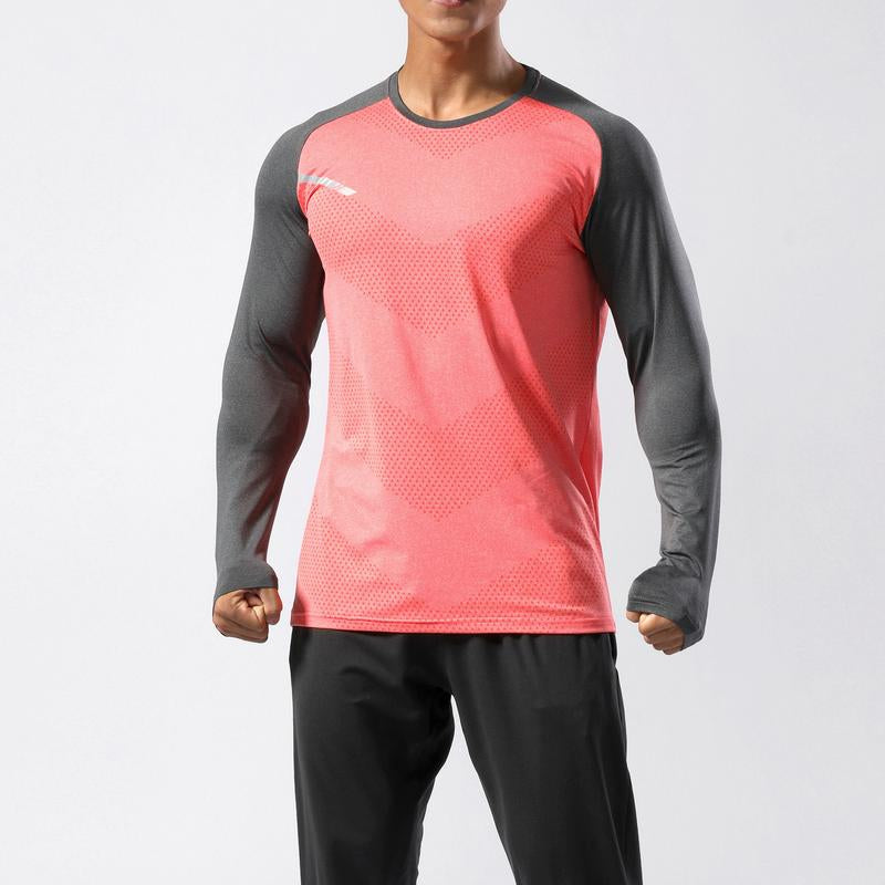 Men'S Long Sleeve Running Workout Athletic Gym Shirt Swim Fish Hiking