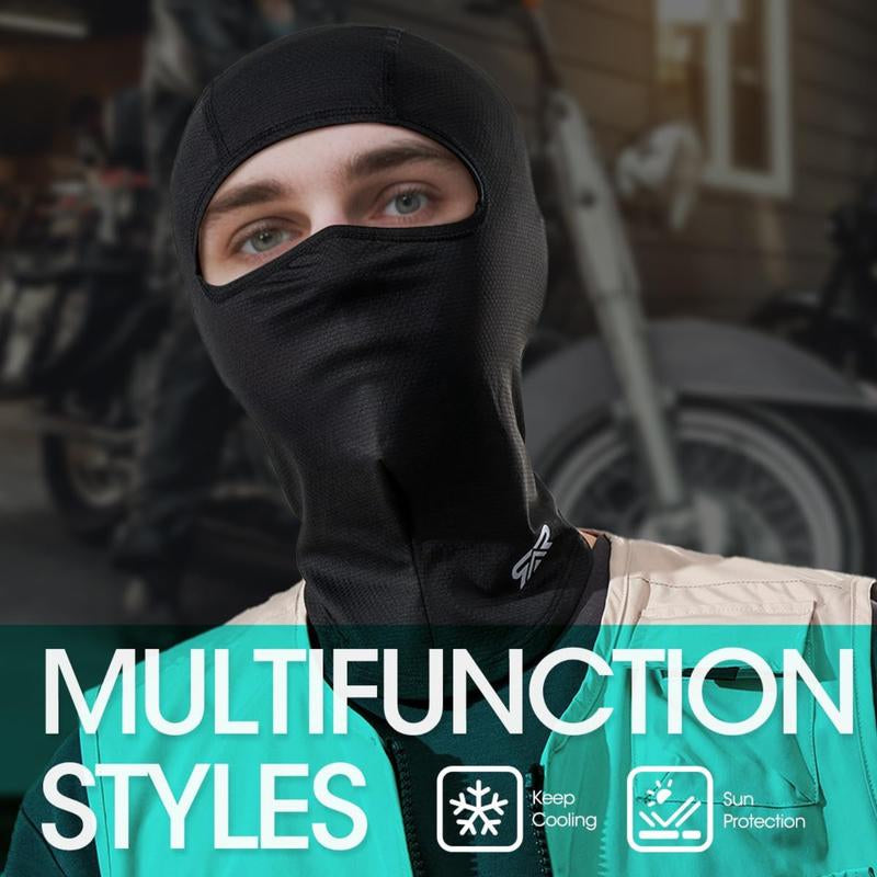 3 Pieces Balaclava Face Mask Breathable Sun Protection Motorcycle Outdoor Sport Full Face Cover for Men and Women Outdoor Hat Breathable Balaclava