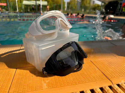 Hd Waterproof and Anti-Fog Goggles, Swimming Glasses Fashion Large Frame, Swimming Diving, Lens Scratch Resistant. New Year'S Gift, Christmas Gift!